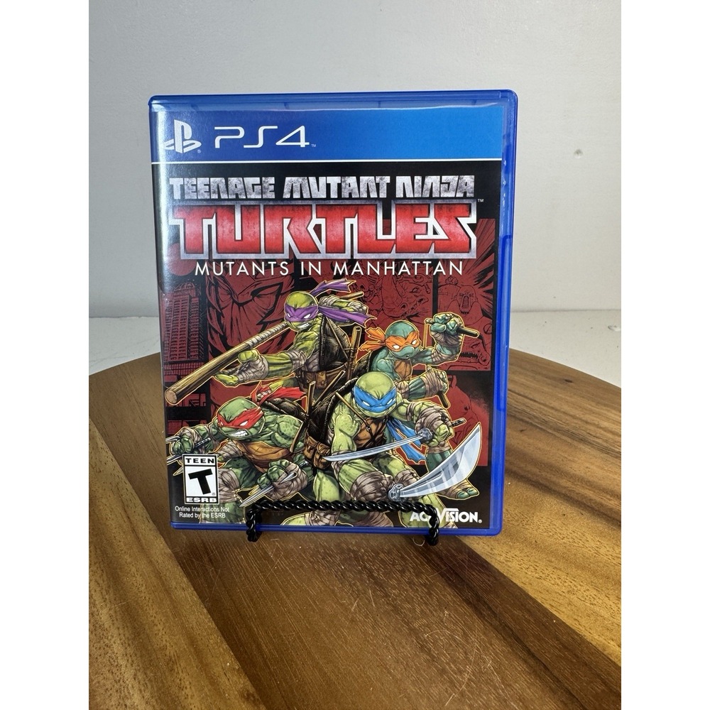 Teenage Mutant Ninja Turtles Mutants in Manhattan PS4 Complete CIB Tested Rare